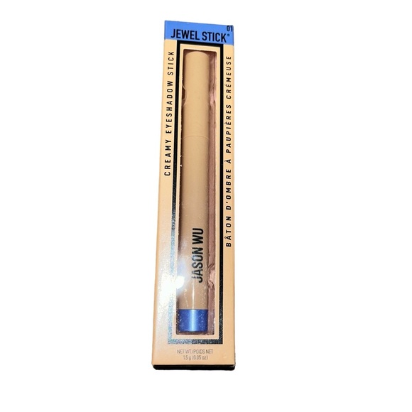 New in box JASON WU Creamy Eyeshadow Stick Jewel Stick In Blue Pearl JS-01 .05oz - Picture 2 of 4